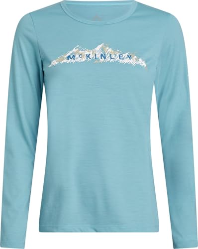 McKinley Damen Shane T-Shirt, Blue Light, 36 EU von Mc Kinley