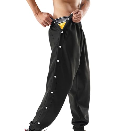 Mdrcg Herren Trainingshose mit seitlicher Knopfleiste zum öffnen Button Up Sporthose Freizeithose Jogginghose,A,5XL Mdrcg Herren Trainingshose mit seitlicher Knopfleiste zum öffnen Button Up Sporthose Freizeithose Jogginghose,A,5XL von Mdrcg