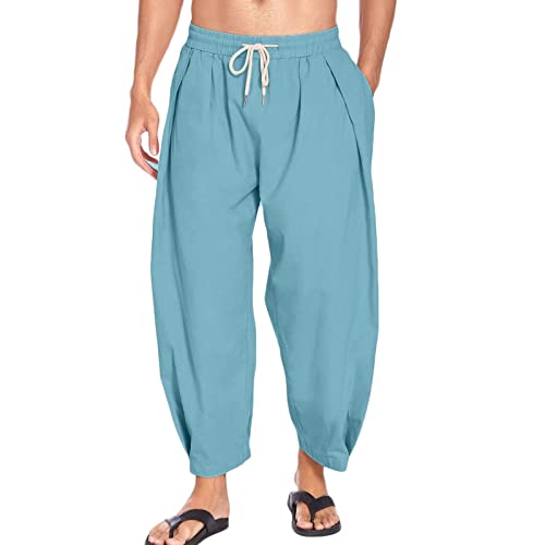 Mdrcg Herren Jogginghose Freizeithose Baumwolle Sweathose Lange Atmungsaktiv Sporthose Yogahose Klassische,F,XXL von Mdrcg