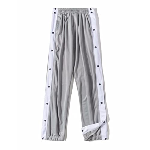 Mdrcg Herren Trainingshose Sporthose Seitlich Trainingshose Mode Laufhose Sweatpants Casual Baggy Workout Jogginghose,Grau,M von Mdrcg