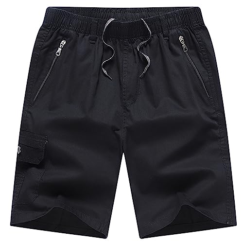 Mdrcg Kurze Hosen Herren Shorts Herren Cargo Shorts Baumwolle Herren Cargohose Bermuda Kurze Hose Shorts Sommer Freizeit Stretch,E,3XL von Mdrcg