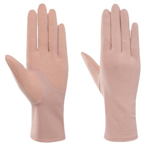 Mealah Damen-Sommer-Handschuhe mit LSF 50+, Sonnenschutz, Vollfinger-Handschuhe, Touchscreen-Handschuhe zum Fahren, Wandern, Reiten von Mealah