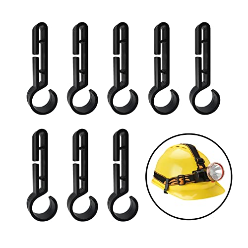 Mebamce 8 Stück rutschfeste Helm-Clip-Helm-Haken, Hardhat-Scheinwerfer-Clips, harte Hut-Scheinwerfer-Schutz für Laufen, Camping, Angeln, Radfahren, Wandern Mebamce 8 Stück rutschfeste Helm-Clip-Helm-Haken, Hardhat-Scheinwerfer-Clips, harte Hut-Scheinwerfer-Schutz für Laufen, Camping, Angeln, Radfahren, Wandern von Mebamce