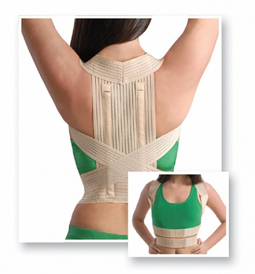 MedTex Rückenbandage Körperhaltung Korrektor Rücken Halter Bandage Gurte Stütz Rippen MT201, Körperhaltung von MedTex