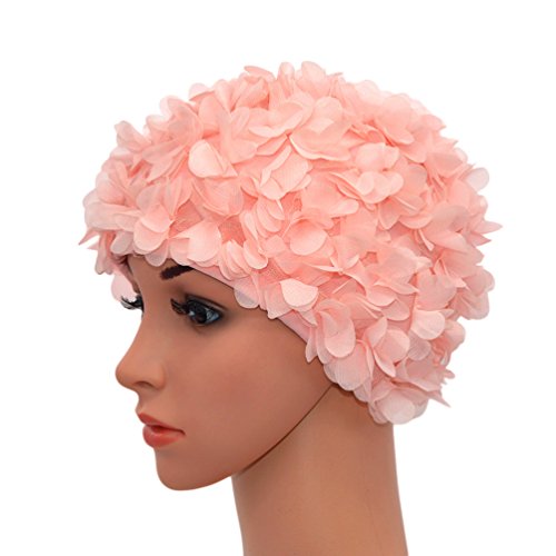 Medifier Badekappe mit Spitze, Vintage-Stil, Blumenmuster, Retro-Stil (Rose) Medifier Badekappe mit Spitze, Vintage-Stil, Blumenmuster, Retro-Stil (Rose) von Medifier