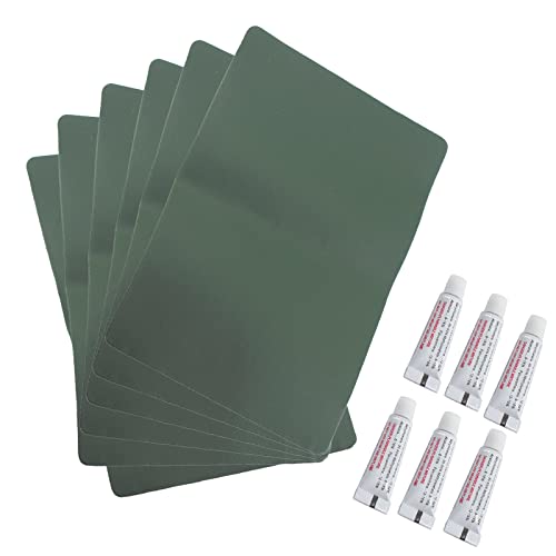 Medifier PVC-Reparatur-Set für aufblasbare Boote, strapazierfähig, mit Klebstoff, 185 mm x 125 mm, Gummiboot, wasserdichte Flicken, Reparatur-Set für aufblasbares Boot, Kanu, Kajak, Grün, 6 Stück Medifier PVC-Reparatur-Set für aufblasbare Boote, strapazierfähig, mit Klebstoff, 185 mm x 125 mm, Gummiboot, wasserdichte Flicken, Reparatur-Set für aufblasbares Boot, Kanu, Kajak, Grün, 6 Stück von Medifier