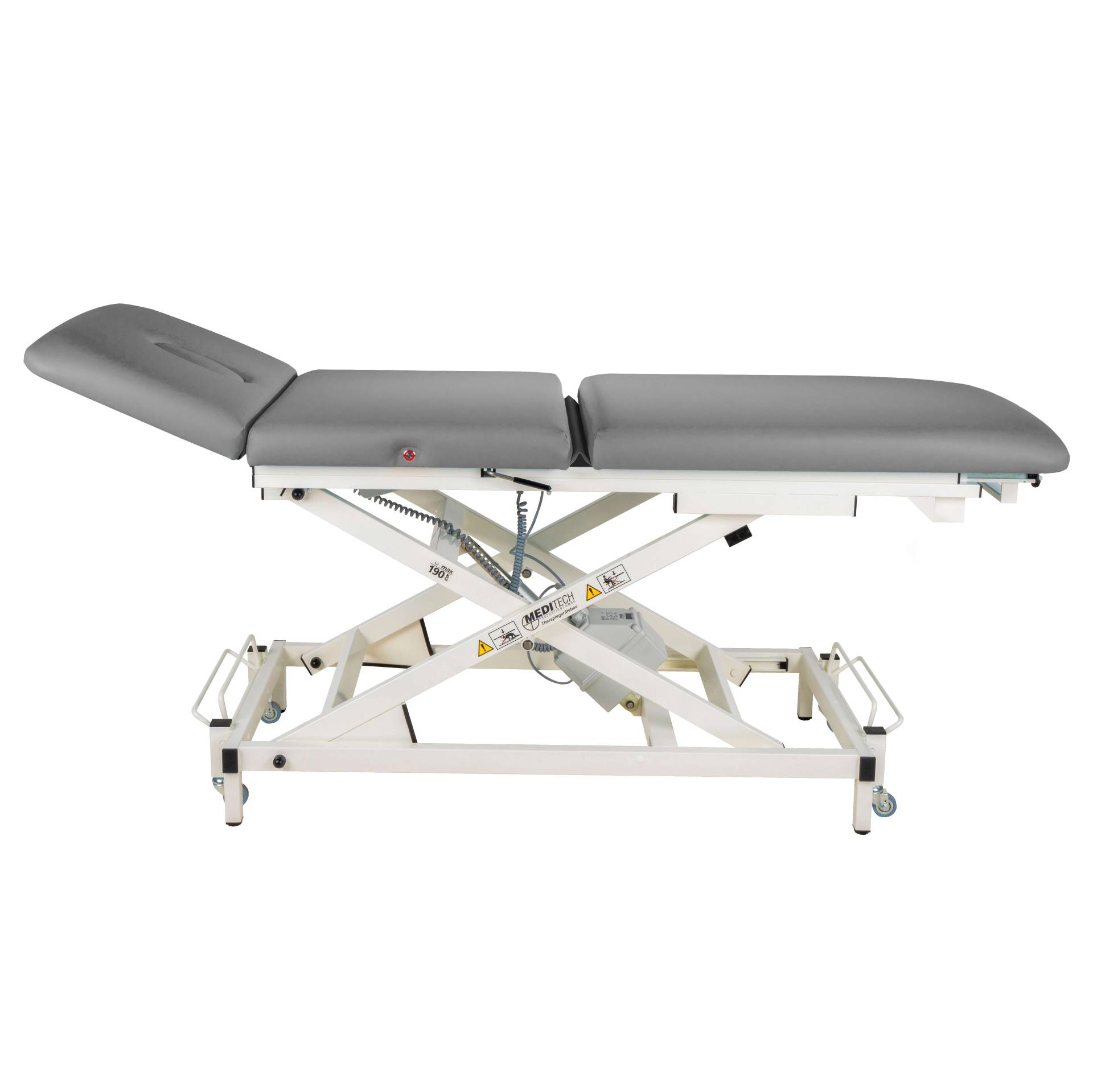 Meditech Elektrische Therapieliege "Vario Nr. 1", 3-teilig, Chrom, 80 cm Meditech Elektrische Therapieliege "Vario Nr. 1", 3-teilig, Chrom, 80 cm von Meditech