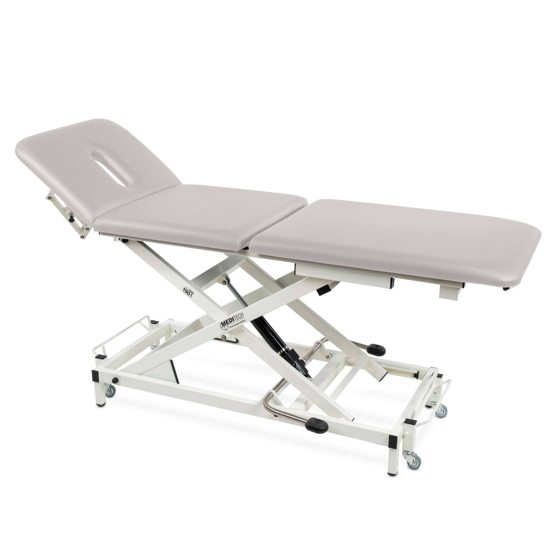 Meditech Hydraulische Therapieliege "Vario Nr. 1", 3-teilig, Creme, 80 cm Meditech Hydraulische Therapieliege "Vario Nr. 1", 3-teilig, Creme, 80 cm von Meditech