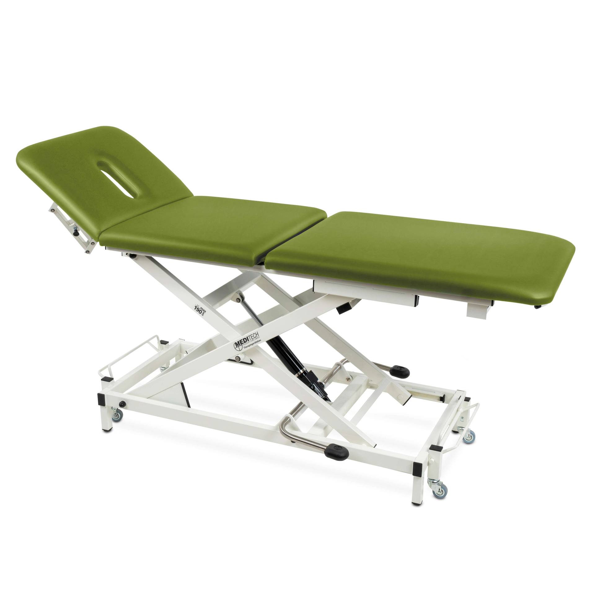 Meditech Hydraulische Therapieliege "Vario Nr. 1", 3-teilig, Limone, 80 cm von Meditech