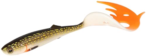 Gummifisch Gummi Köder Mikado Sicario Pike Tail (10,5cm/Pike) von Meduza