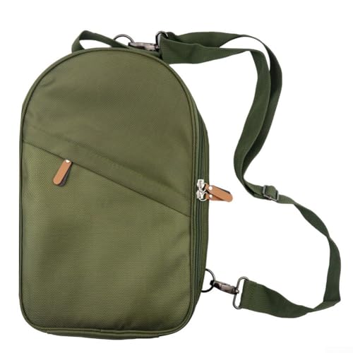 MeevrgR Zuverlässige Outdoor-Organizer-Tasche für Campinggeschirr, verstellbar und bequem, armee-grün von MeevrgR