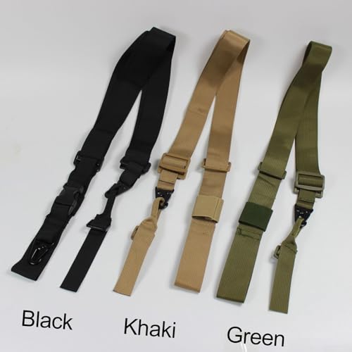 Nylon-Konstruktion mit verbesserten Metallhaken an 3-Punkt-verstellbaren Riemen (Khaki) von MeevrgR