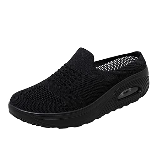 Damen Sneaker Memory Foam Slip On Walkingschuhe Leichte Laufschuhe von MeiLyviba