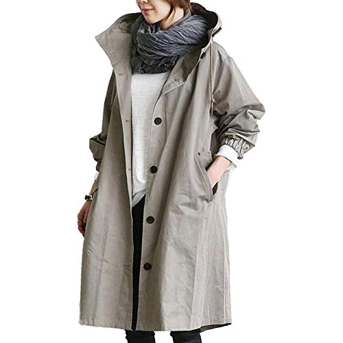 Regenjacke Damen Regenmante Windjacke Atmungsaktiv Wasserdicht Jacke Winddicht Outdoorjacke Übergangsjacke Dünn Frauen Mantel Sommer Mit Kapuze Lang Reg Windbreake Leicht ReißVerschluss mit Kapuze Regenjacke Damen Regenmante Windjacke Atmungsaktiv Wasserdicht Jacke Winddicht Outdoorjacke Übergangsjacke Dünn Frauen Mantel Sommer Mit Kapuze Lang Reg Windbreake Leicht ReißVerschluss mit Kapuze von MeiLyviba