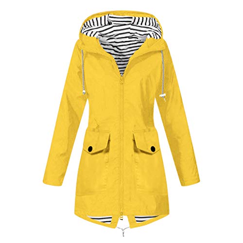 Regenjacke Damen Regenmante Windjacke Atmungsaktiv Wasserdicht Jacke Winddicht Outdoorjacke Übergangsjacke Dünn Frauen Mantel Sommer Mit Kapuze Lang Reg Windbreake Leicht ReißVerschluss mit Kapuze Regenjacke Damen Regenmante Windjacke Atmungsaktiv Wasserdicht Jacke Winddicht Outdoorjacke Übergangsjacke Dünn Frauen Mantel Sommer Mit Kapuze Lang Reg Windbreake Leicht ReißVerschluss mit Kapuze von MeiLyviba