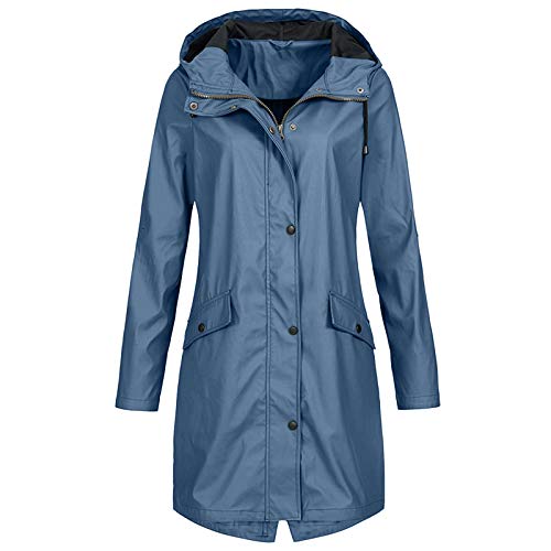 Regenjacke Damen Regenmante Windjacke Atmungsaktiv Wasserdicht Jacke Winddicht Outdoorjacke Übergangsjacke Dünn Frauen Mantel Sommer Mit Kapuze Lang Reg Windbreake Leicht ReißVerschluss mit Kapuze Regenjacke Damen Regenmante Windjacke Atmungsaktiv Wasserdicht Jacke Winddicht Outdoorjacke Übergangsjacke Dünn Frauen Mantel Sommer Mit Kapuze Lang Reg Windbreake Leicht ReißVerschluss mit Kapuze von MeiLyviba