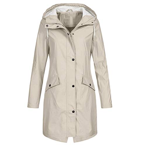 Regenjacke Damen Regenmante Windjacke Atmungsaktiv Wasserdicht Jacke Winddicht Outdoorjacke Übergangsjacke Dünn Frauen Mantel Sommer Mit Kapuze Lang Reg Windbreake Leicht ReißVerschluss mit Kapuze Regenjacke Damen Regenmante Windjacke Atmungsaktiv Wasserdicht Jacke Winddicht Outdoorjacke Übergangsjacke Dünn Frauen Mantel Sommer Mit Kapuze Lang Reg Windbreake Leicht ReißVerschluss mit Kapuze von MeiLyviba
