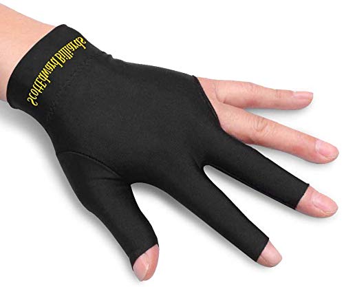 Billard-Handschuhe mit 3 Fingern, Snooker-Queue-Handschuhe für Damen und Herren, für Billard-Schützen, Carom, Pool, Snooker, Queue, Sport, elastisches Lycra, Billard-Handschuhe mit 3 Fingern, Snooker-Queue-Handschuhe für Damen und Herren, für Billard-Schützen, Carom, Pool, Snooker, Queue, Sport, elastisches Lycra, von Meili
