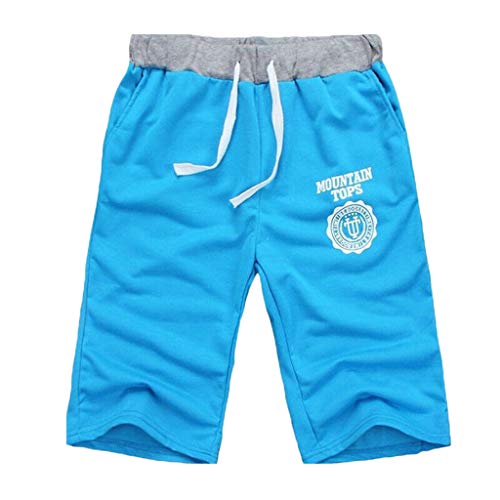 Freizeithosen für Männer Jogginghose Herren Kurze Hosen Sommer Sporthose Fitnesshose Gym Shorts Große Größe Bodybuilding Stretch Trainingshose mit Tasche Badehose Schwimmhose Strand Boxer Hose von Meilily