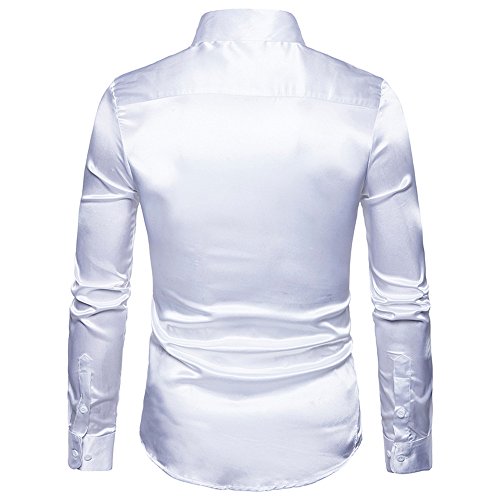 Meilily Herren Hemd Satin Slim fit Hochzeit Business Schwarz Weiß Grau Rot Mode Casual Party Langarm Shirt Nachtclub Hemden Freizeithemd T Shirts Karneval Strand Top Knopf Oberteil Urlaub Oberteile Meilily Herren Hemd Satin Slim fit Hochzeit Business Schwarz Weiß Grau Rot Mode Casual Party Langarm Shirt Nachtclub Hemden Freizeithemd T Shirts Karneval Strand Top Knopf Oberteil Urlaub Oberteile von Meilily