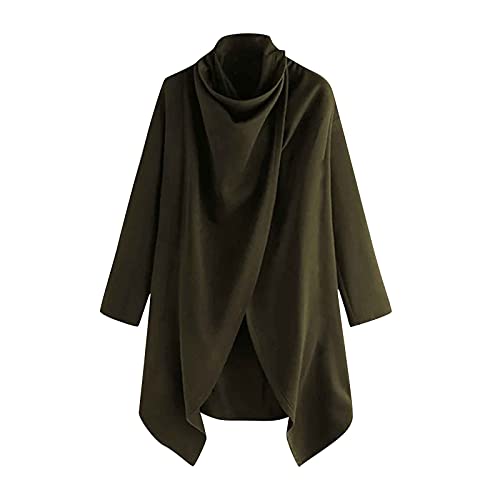 Meilily Herren Mantel Herbst Winter Kapuzenpullover Umschlagtuch Lose Männer Umhang Poncho Einfarbig Unregelmäßige Trenchcoat Pullover Sweatshirts Langarm Cape Hipster Outwear Warm Jacke Meilily Herren Mantel Herbst Winter Kapuzenpullover Umschlagtuch Lose Männer Umhang Poncho Einfarbig Unregelmäßige Trenchcoat Pullover Sweatshirts Langarm Cape Hipster Outwear Warm Jacke von Meilily