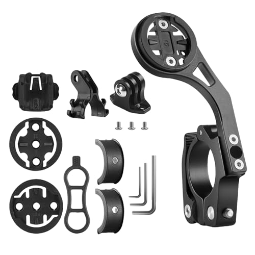 Meiliyizu Aluminium-Legierungen, Fahrräder, Computerhalterung, Rennräder, Tacho, Verlängerung, Halterung, Computerhalterung, Lichtstativ, langlebig von Meiliyizu