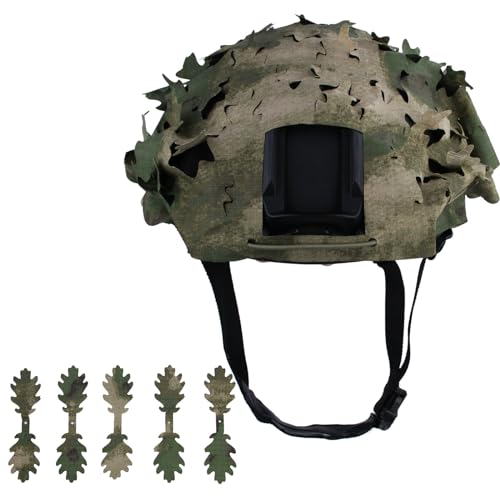 Meiliyizu Helmüberzug, taktischer Helmüberzug, 3D-Laserschnitt, schneller Helmüberzug, verbesserter Schutz, Jagd, Airsoft-Helm-Zubehör Meiliyizu Helmüberzug, taktischer Helmüberzug, 3D-Laserschnitt, schneller Helmüberzug, verbesserter Schutz, Jagd, Airsoft-Helm-Zubehör von Meiliyizu