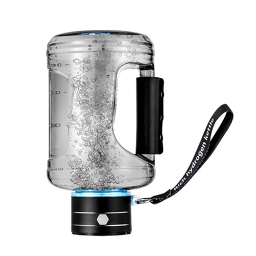 Meiliyizu Wiederaufladbare Wasserstoff-Wasserflasche, 1,5 l, große Wasserstoff-Wasserflasche, Generator, Ionen, Wasserflasche, verbessert das Wasser von Meiliyizu