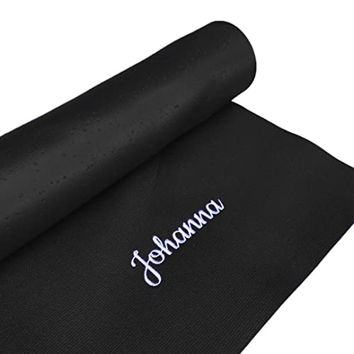 Yogamatte Personalisiert (Schwarz) von Mein MONOGRAMM