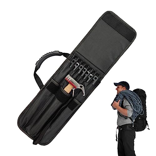 Meindin Campingzelt-Nageltasche | Oxford-Tuch Outdoor-Haltertasche – Mehrzweck-Zelt-Nageltasche für Reisen, Rucksackreisen, professionelle Hammer-Tasche zum Wandern von Meindin