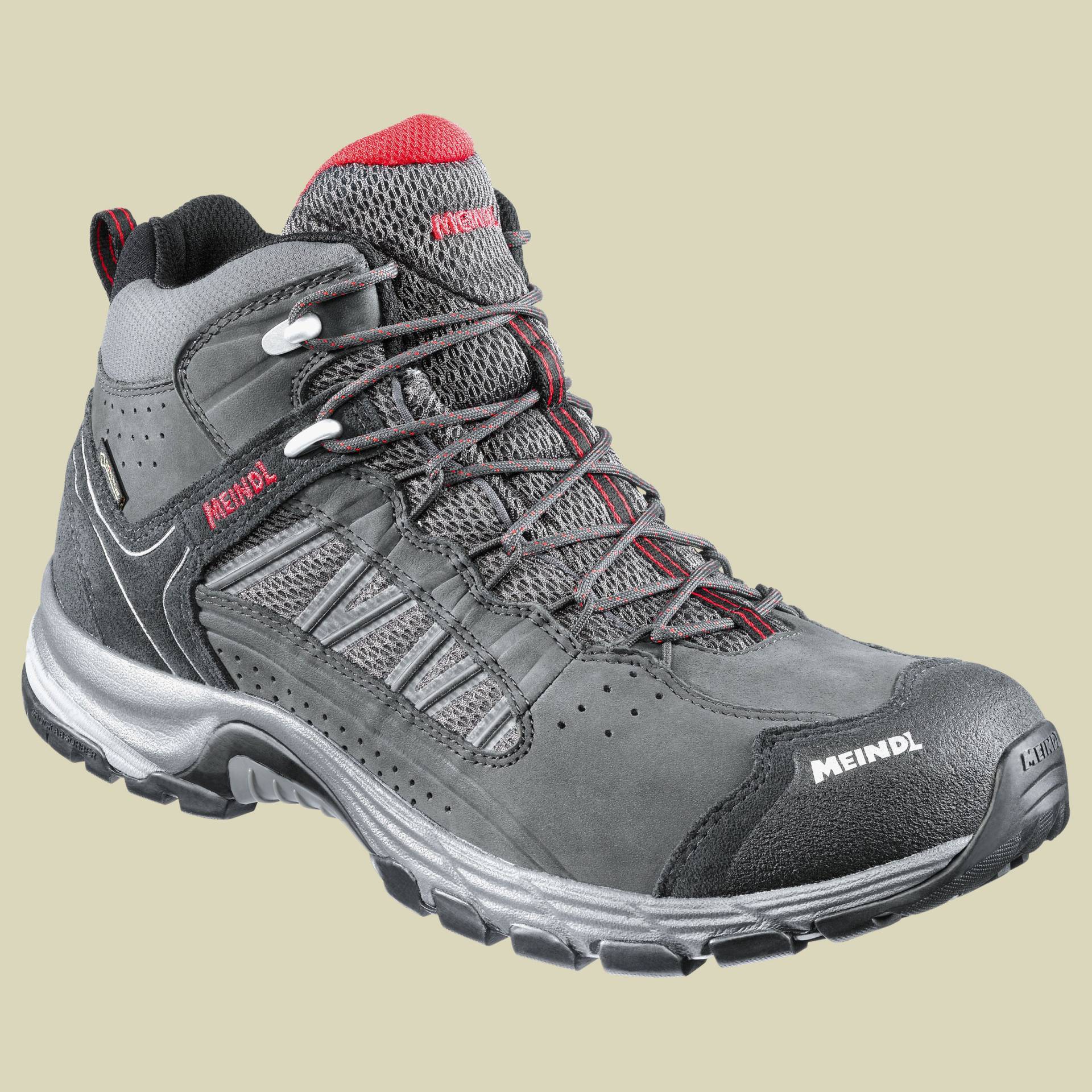 Journey Mid GTX Men Größe UK 11 Farbe anthrazit/rot von Meindl