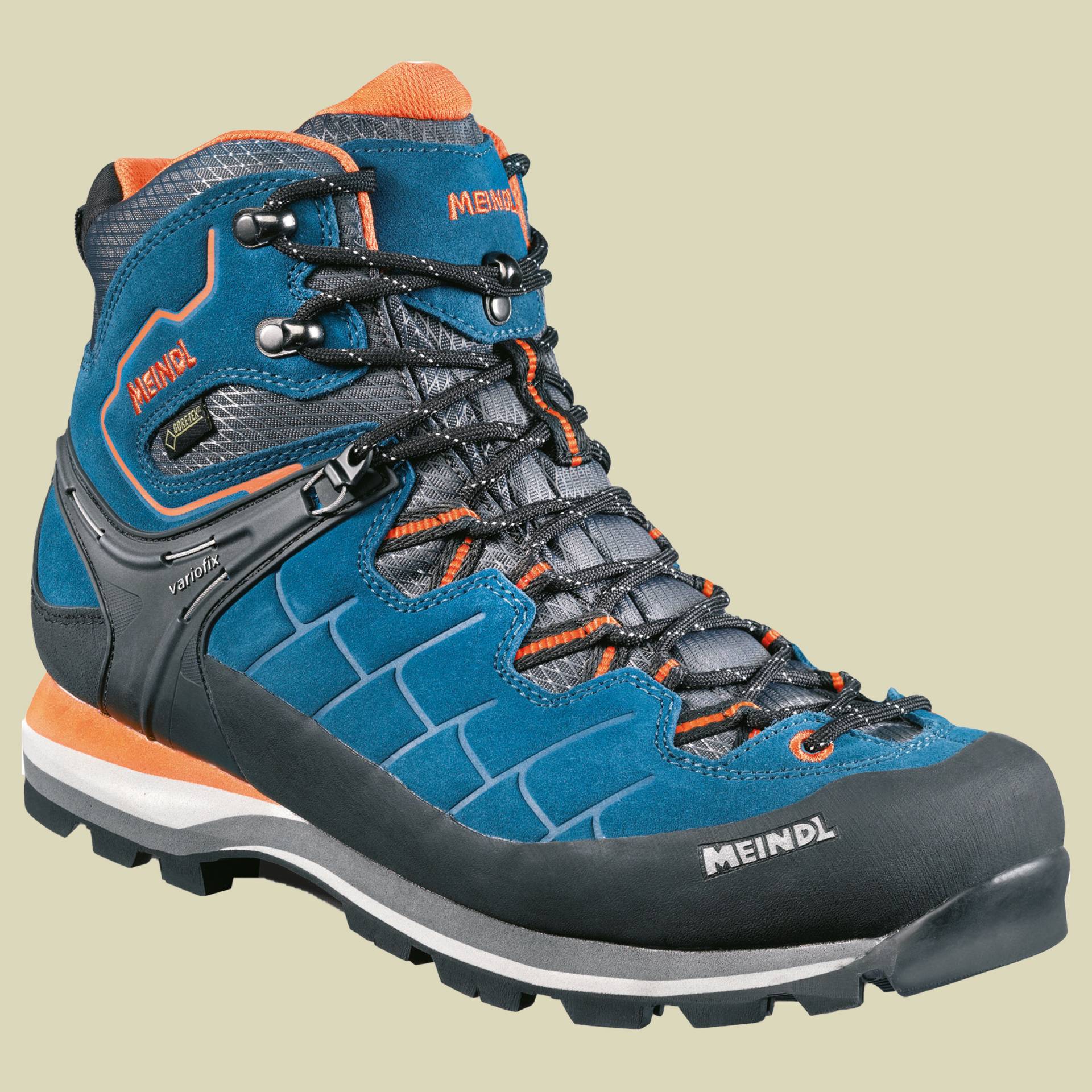 Litepeak GTX Men Größe UK 11 Farbe blau/orange von Meindl