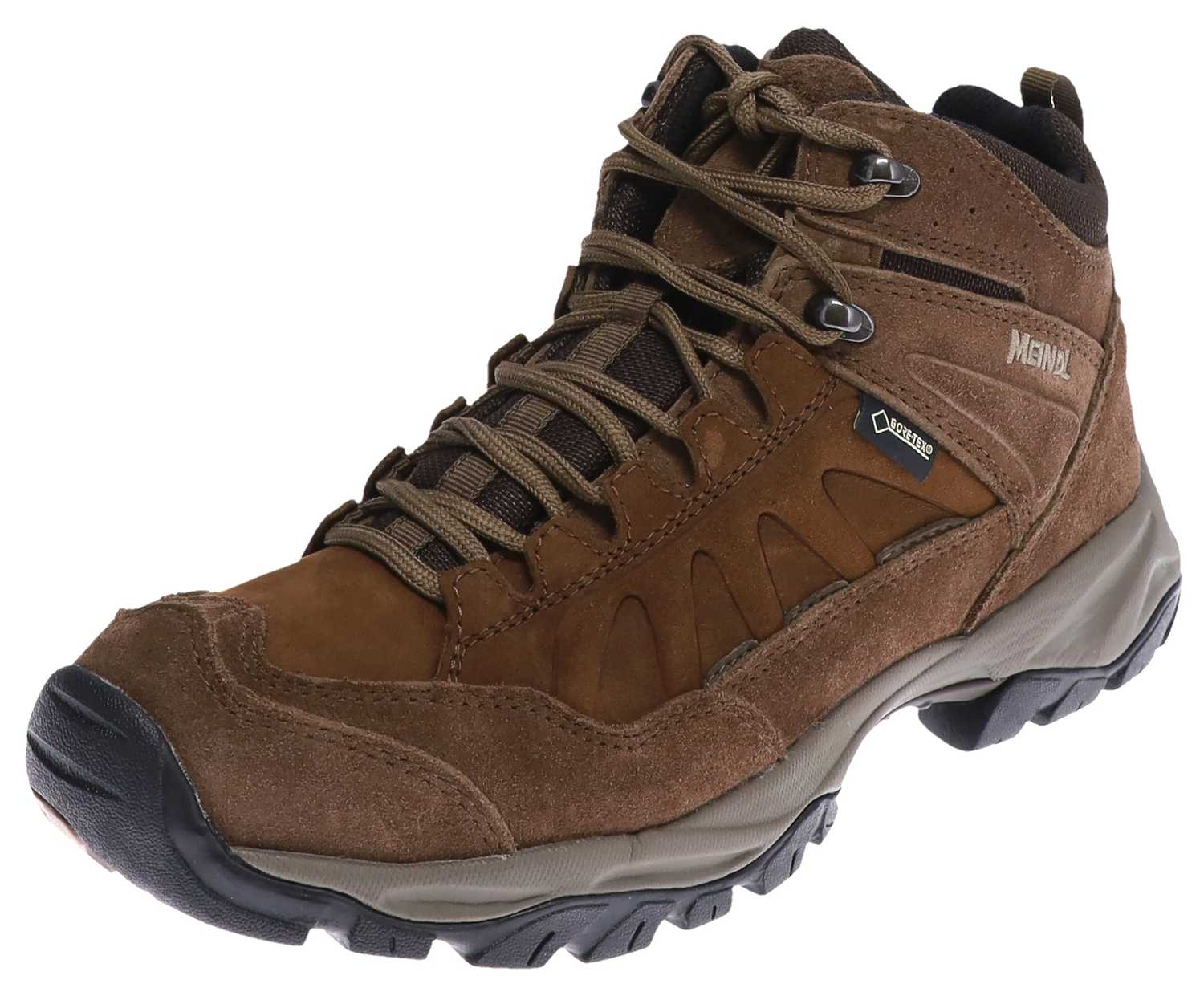 NEBRASKA LADY MID GTX Dunkelbraun Damen Hiking Stiefel von Meindl