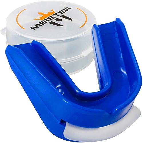 Meister formbarer Ober- Unterkiefer MMA & Sport Mundschutz mit Tasche - Blau Meister formbarer Ober- Unterkiefer MMA & Sport Mundschutz mit Tasche - Blau von Meister