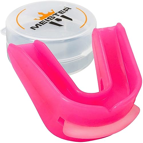 Meister formbarer Ober- Unterkiefer MMA & Sport Mundschutz mit Tasche - Rosa Meister formbarer Ober- Unterkiefer MMA & Sport Mundschutz mit Tasche - Rosa von Meister