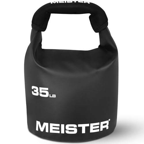 Meister Beast tragbare Sand-Kugelhantel – weicher Sandsack Gewicht – 15,9 kg – Schwarz Meister Beast tragbare Sand-Kugelhantel – weicher Sandsack Gewicht – 15,9 kg – Schwarz von Meister