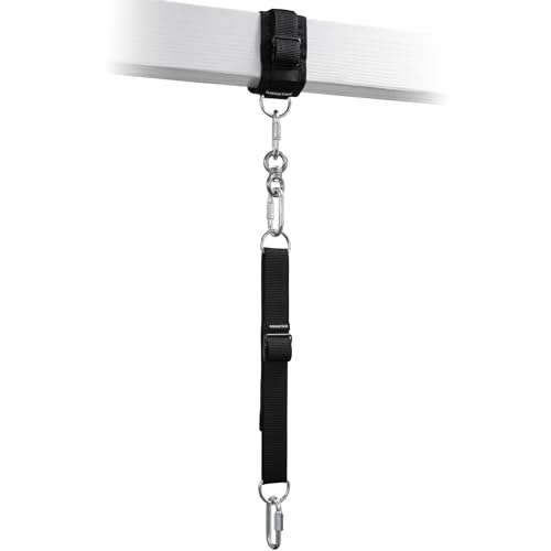 Meister Beam Wrap + Verlängerungsgurt Montageset zum Aufhängen schwerer Taschen – 20,3 cm – 96,5 cm – Schwarz Meister Beam Wrap + Verlängerungsgurt Montageset zum Aufhängen schwerer Taschen – 20,3 cm – 96,5 cm – Schwarz von Meister