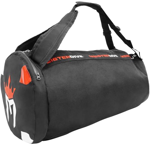Meister Mesh Duffel Rucksack Tauchtasche w/Dry Pocket für Tauchen & Schnorcheln - Schwarz Meister Mesh Duffel Rucksack Tauchtasche w/Dry Pocket für Tauchen & Schnorcheln - Schwarz von Meister