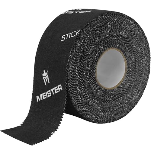 Meister StickElite poröses Sporttape - 13,7 m x 3,8 cm Herren Schwarz 3 Rollen von Meister