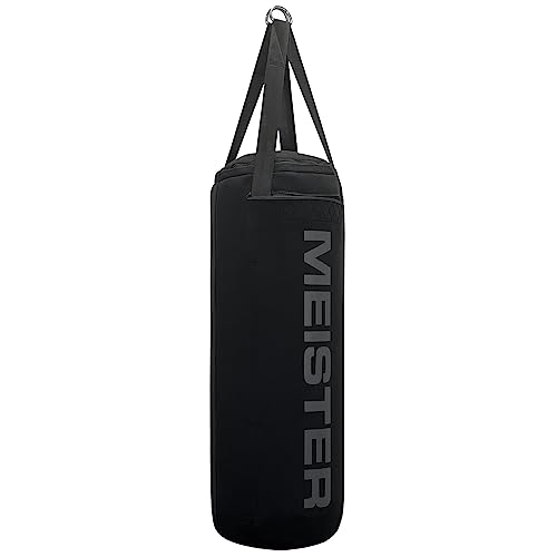 Meister Typhoon Wassergefüllter Schwerer Boxsack mit Luftkern und Neoprenhülle für Boxen und MMA – 111,8 cm / 45,4–63,5 kg – Schwarz Meister Typhoon Wassergefüllter Schwerer Boxsack mit Luftkern und Neoprenhülle für Boxen und MMA – 111,8 cm / 45,4–63,5 kg – Schwarz von Meister