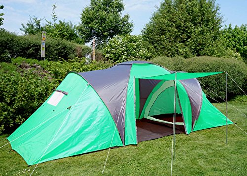 Campingzelt Loksa-AM, 6-Mann Zelt Kuppelzelt Igluzelt Festival-Zelt, 6 Personen - grün Campingzelt Loksa-AM, 6-Mann Zelt Kuppelzelt Igluzelt Festival-Zelt, 6 Personen - grün von Mendler