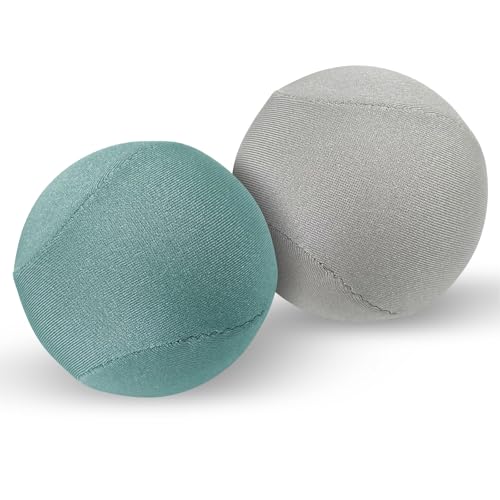 MeoZynxadril 2 Stück Stressball für Erwachsene, Gel Antistress Bälle, Antistressball, Handtrainer Therapie Stressbälle, Knetball Spielzeug, Gel Antistressball mit Verschiedenen Stärken und Größen von MeoZynxadril