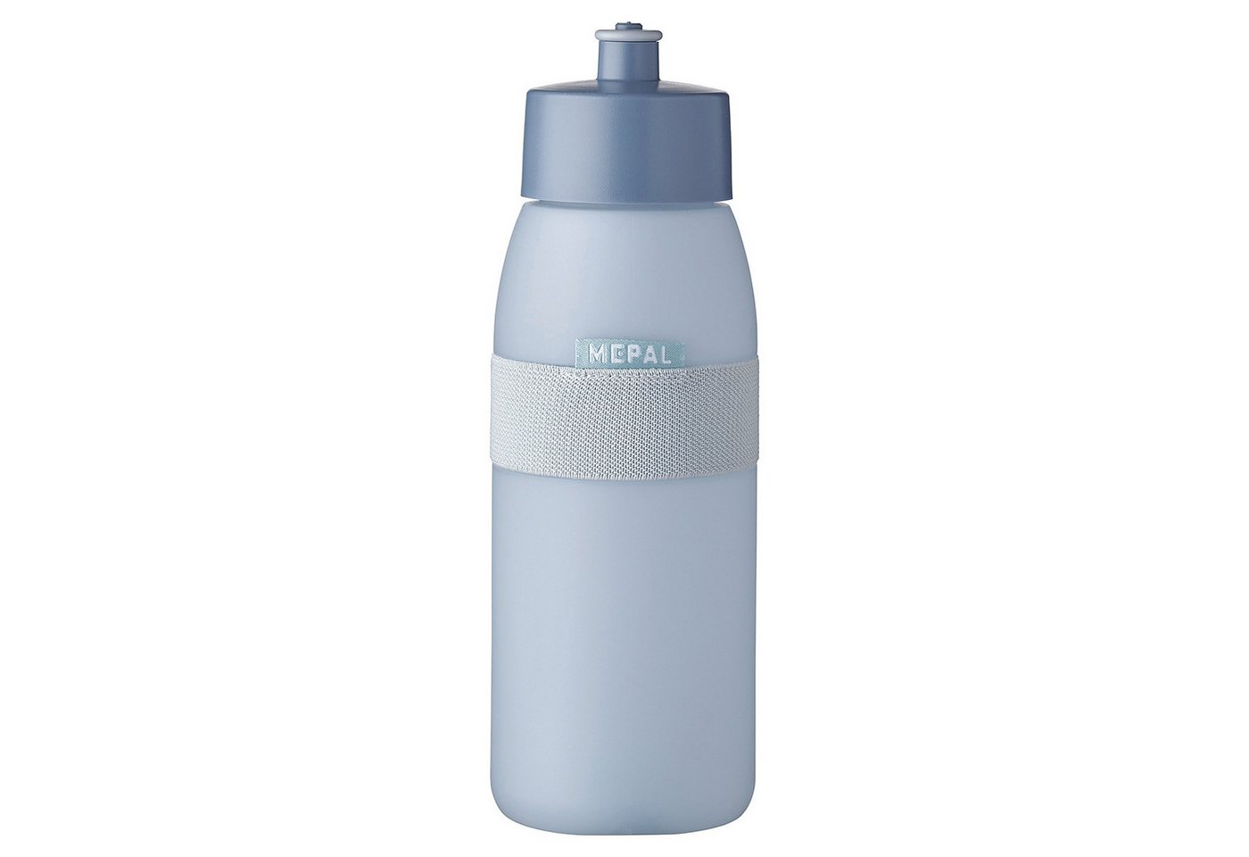 Mepal Trinkflasche ELLIPSE, 500 ml, Blau, Kunststoff, mit Elastikband, Spülmaschinengeeignet Mepal Trinkflasche ELLIPSE, 500 ml, Blau, Kunststoff, mit Elastikband, Spülmaschinengeeignet von Mepal