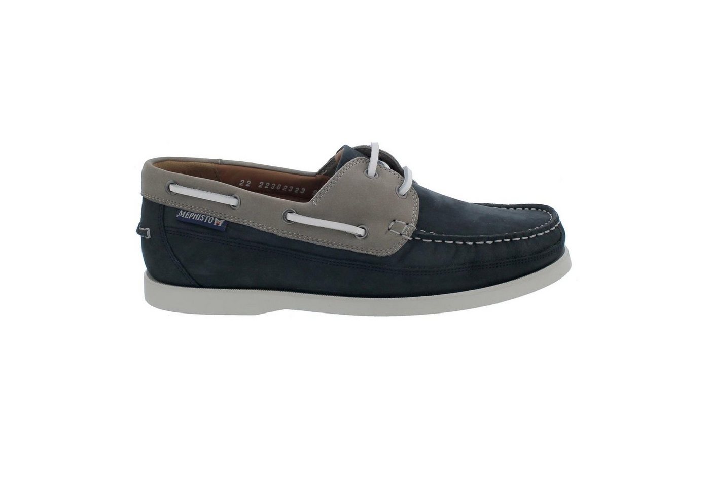 Mephisto Boating Bootsschuh, Nubukleder, Deep Blue, Spinnaker-Kollektion, Weit Bootsschuh Mephisto Boating Bootsschuh, Nubukleder, Deep Blue, Spinnaker-Kollektion, Weit Bootsschuh von Mephisto