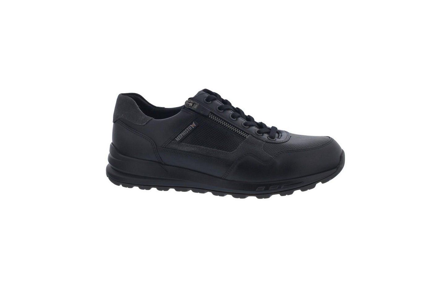 Mephisto Mephisto Bradley Sneaker, Glatt- / Veloursleder, schwarz, Schnürung un Schnürschuh Mephisto Mephisto Bradley Sneaker, Glatt- / Veloursleder, schwarz, Schnürung un Schnürschuh von Mephisto