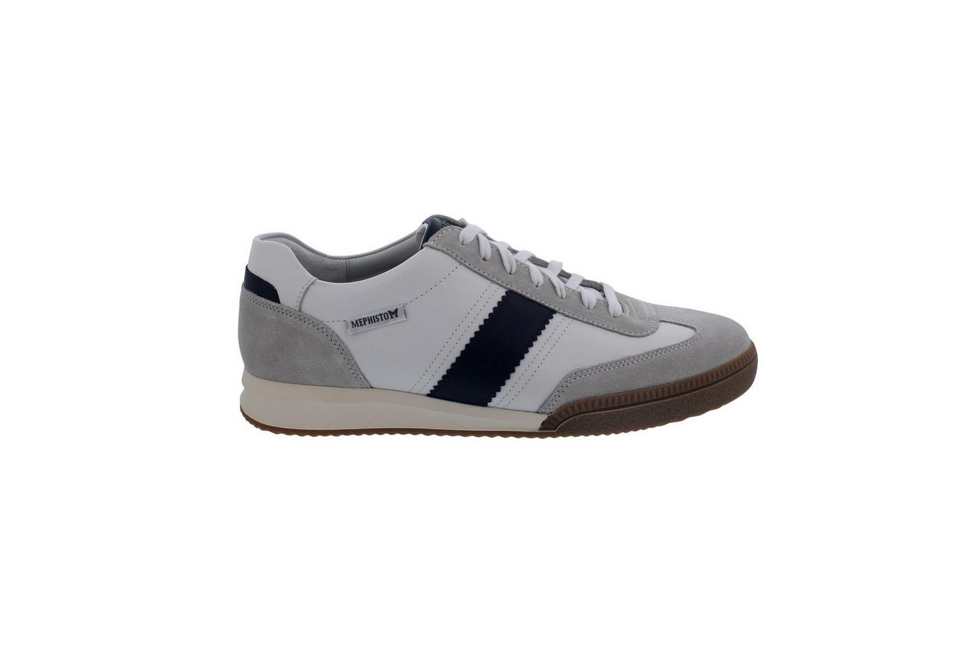 Mephisto Mephisto Elyo Sneaker, Velours- / Glattleder kombi., hellgrau weiß bla Schnürschuh Mephisto Mephisto Elyo Sneaker, Velours- / Glattleder kombi., hellgrau weiß bla Schnürschuh von Mephisto