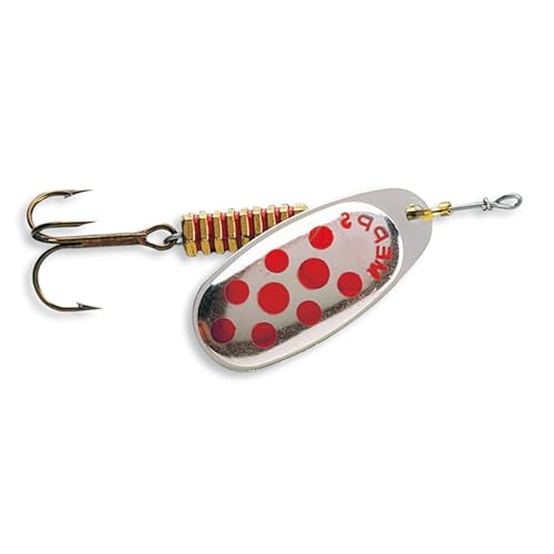 Cuiller Tournante A Palette Ovale - Mepps Comet N°3-6,5G - Argent Points Rouges Cuiller Tournante A Palette Ovale - Mepps Comet N°3-6,5G - Argent Points Rouges von Mepps