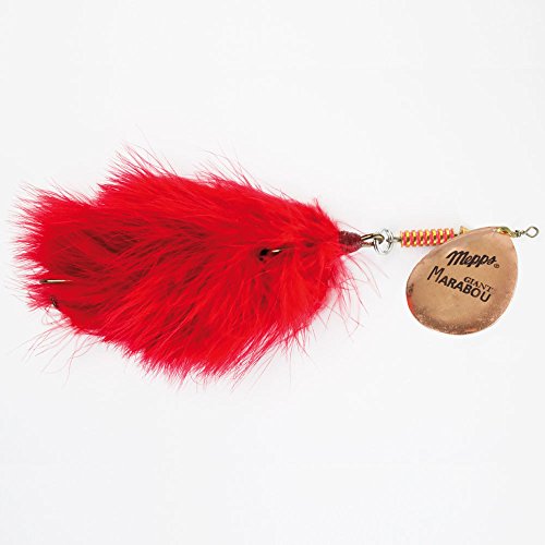 Mepps Giant Marabou Bucktail Spinner kupfer/ rot von Mepps