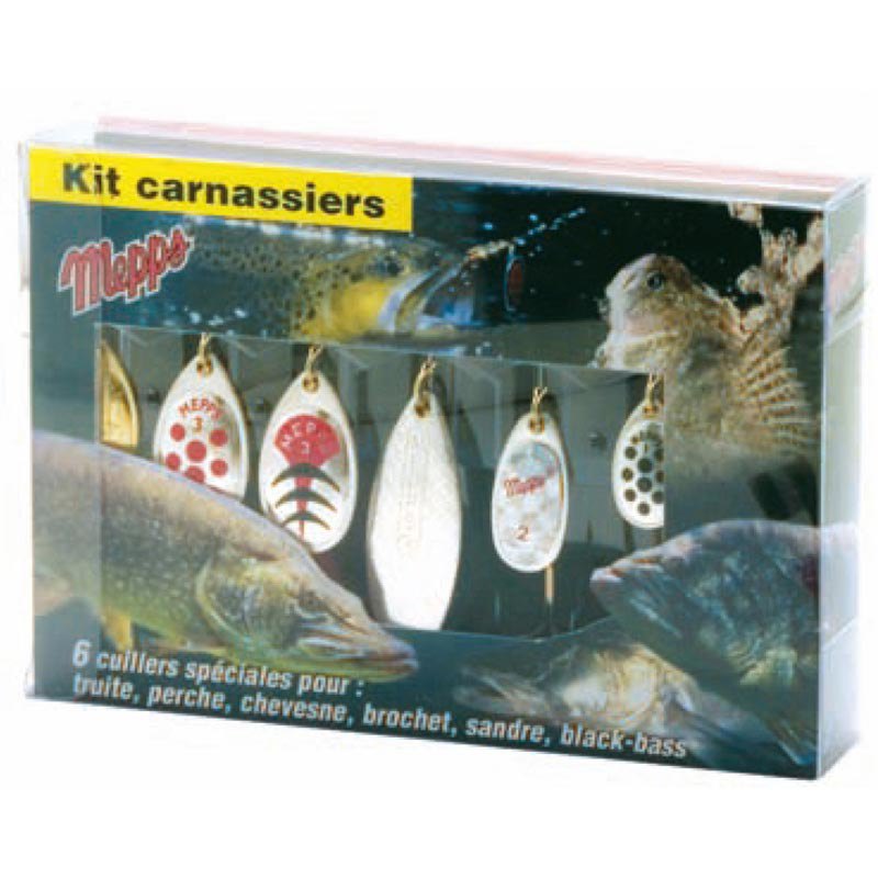 Mepps Kit Carnassier Spoon Mehrfarbig von Mepps