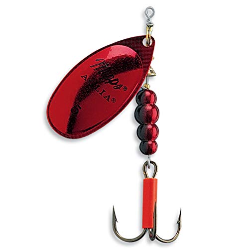 Mepps Spinner Aglia Platinum rot 1 Mepps Spinner Aglia Platinum rot 1 von Mepps